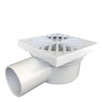 Hot selling plastic drainage fittings pvc anti odor bathroom floor shower auto trap  roof drain