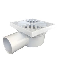 Bathtub DRAINAGE FITTING PVC side drainer anti odor auto shower  floor drain trap