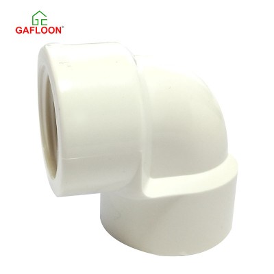 Upvc pipe fitting  female threaded elbow  90 Degree elbow pipe