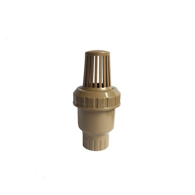 Pvc Socket Thread Brown Foot Valve