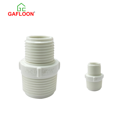 High Quality Factory Available Din Standard  Plastic pvc Pipe pressure  Fittings Thread reducing male adapter