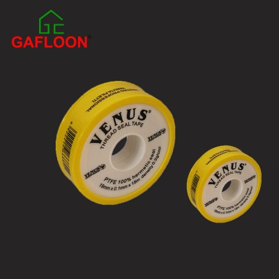 VENUS PTFE raw hair thickening 8-20 meters ptfe thread seal price  tape for gas pipe